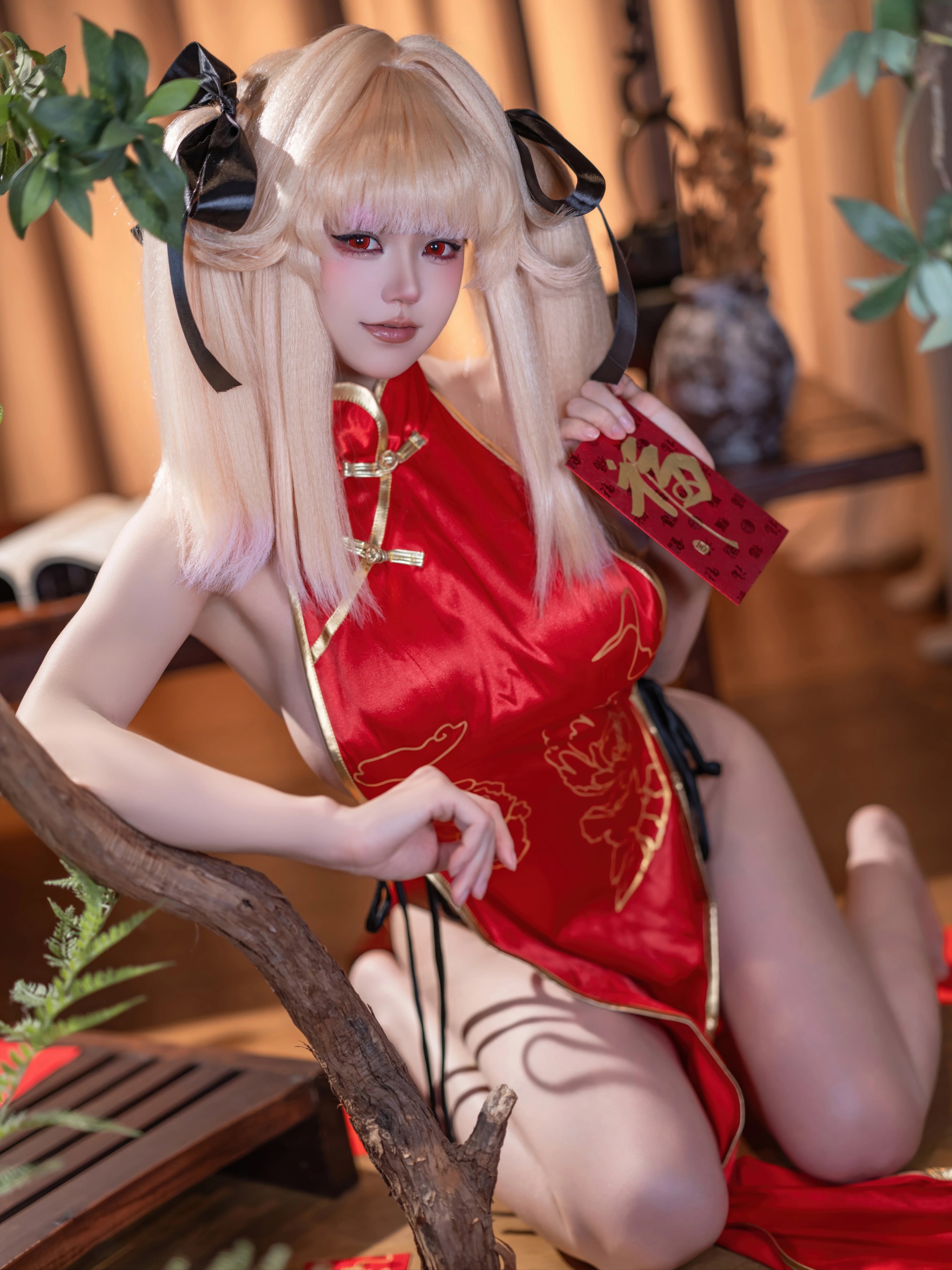 图片[1]-小仓千代w – NO.164 Patreon订阅 新春旗袍[26P]-XikXak